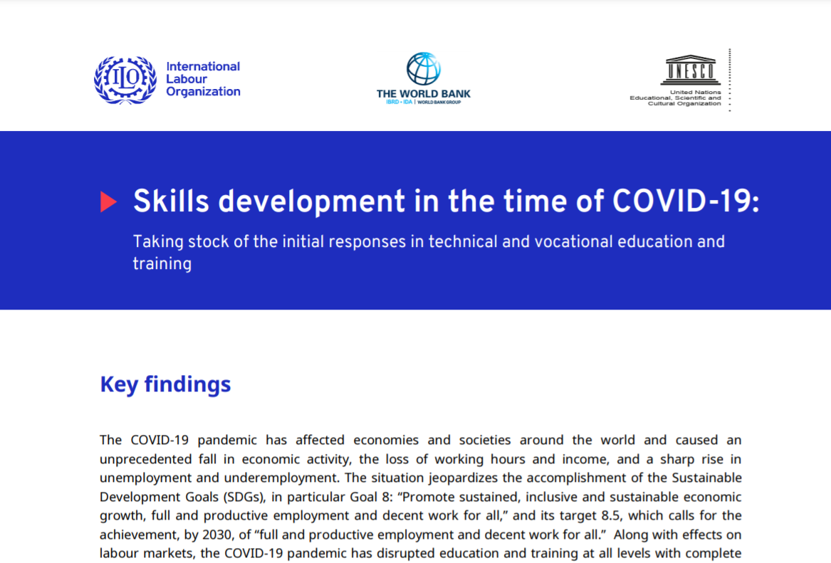 Skill development in the time of Covid