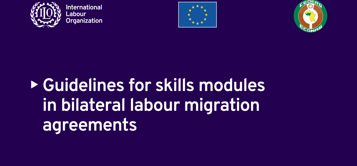 Lignes directrices pour les modules de compétences dans les accords bilatéraux sur la migration de main-d'œuvre