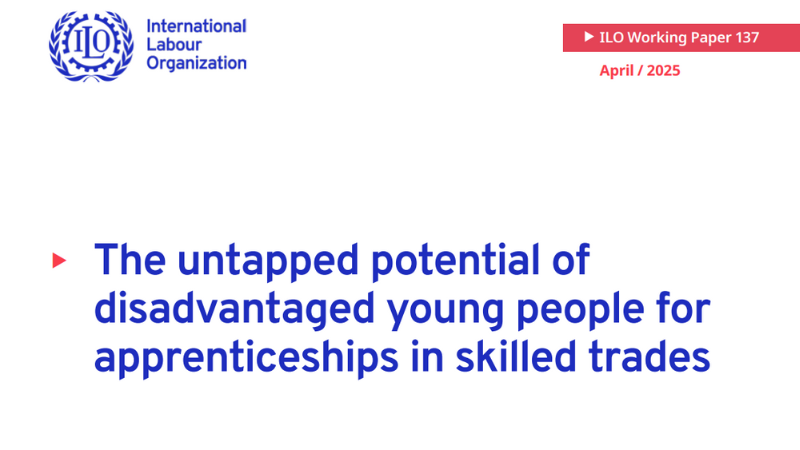 The untapped potential of disadvantaged young people for apprenticeships in skilled trades