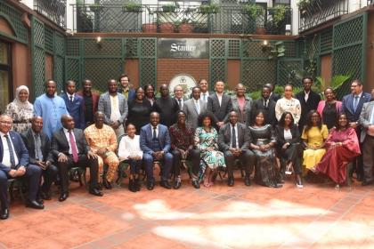 Participants of the AU-ILO youth employment strategy for Africa validation workshop in Nairobi
