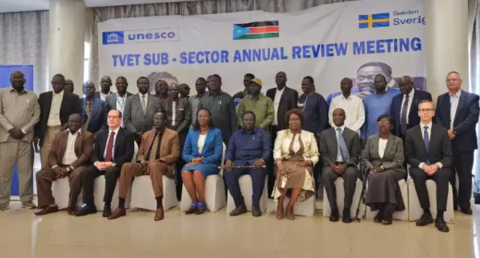 L'UNESCO et le ministère de l'Éducation organisent une réunion annuelle de revue du sous-secteur de l'EFTP à Juba
