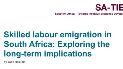 Émigration de main-d’œuvre qualifiée en Afrique du Sud : explorer les implications à long terme