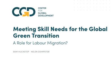 Meeting Skill Needs for the Global Green Transition