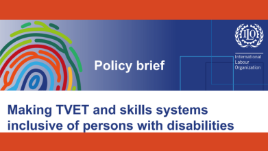 Making TVET and skills systems inclusive of persons with disabilities