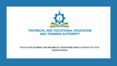 STATUS OF GENDER AND DISABILITY MAINSTREAMING IN KENYAN TVET INSTITUTIONS